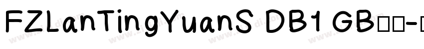 FZLanTingYuanS DB1 GB字体字体转换